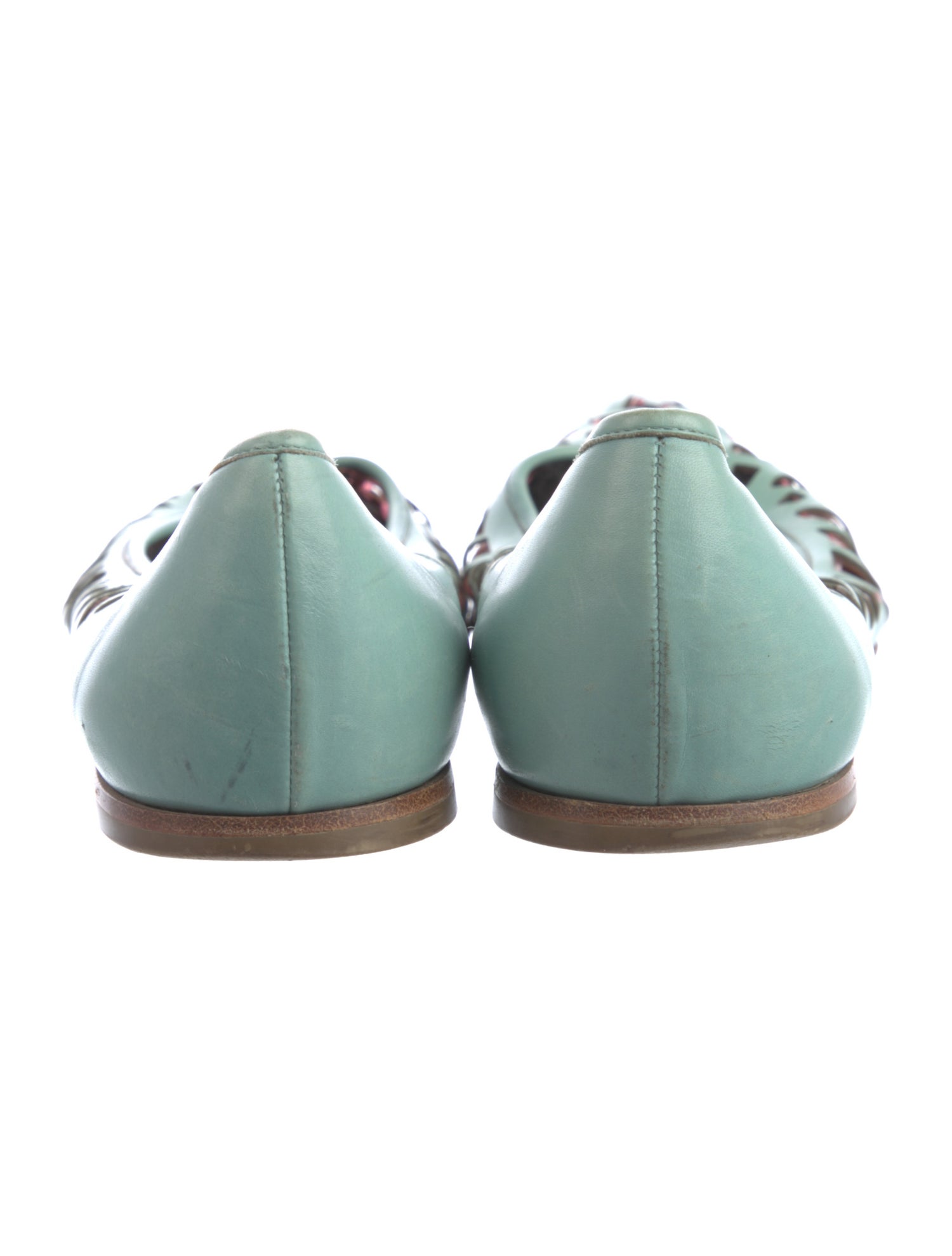 Salvatore Ferragamo Leather Ballet Flats